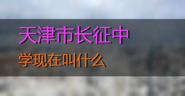 天津市长征中学现在叫什么的相关图片