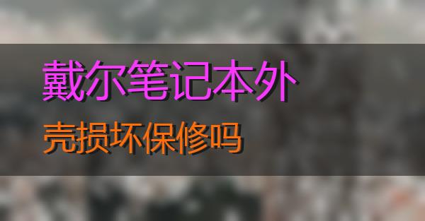 戴尔笔记本外壳损坏保修吗的相关图片